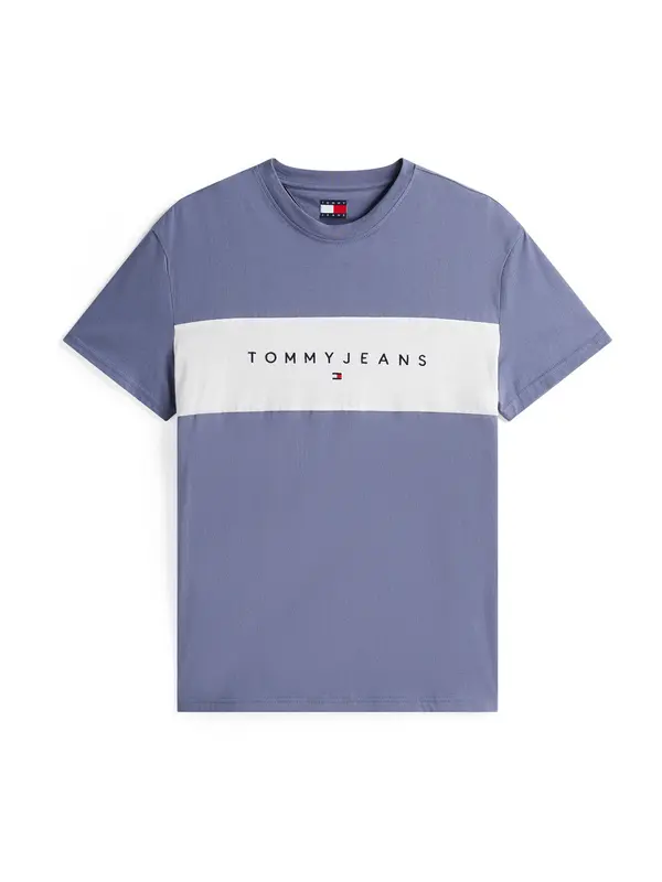Tommy Jeans Tommy Jeans Majica  mornarsko plava / golublje plava / bijela