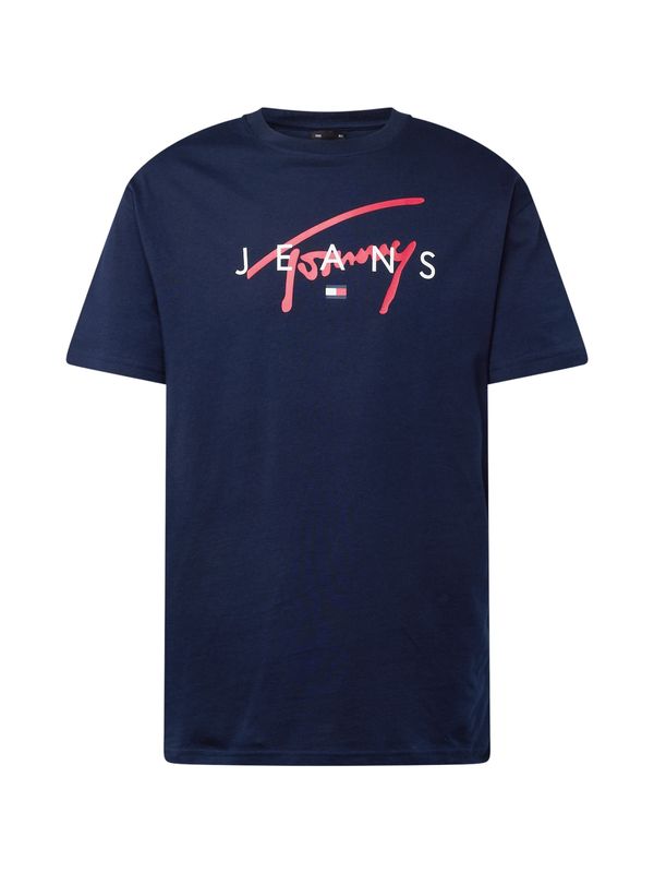 Tommy Jeans Tommy Jeans Majica  mornarsko plava / klasično crvena / bijela