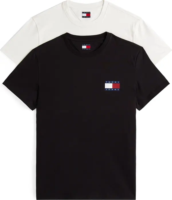 Tommy Jeans Tommy Jeans Majica  mornarsko plava / klasično crvena / crna / bijela