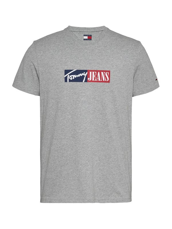 Tommy Jeans Tommy Jeans Majica  mornarsko plava / siva / crvena / prljavo bijela