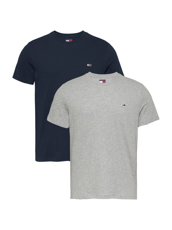 Tommy Hilfiger Tommy Jeans Majica  mornarsko plava / siva melange