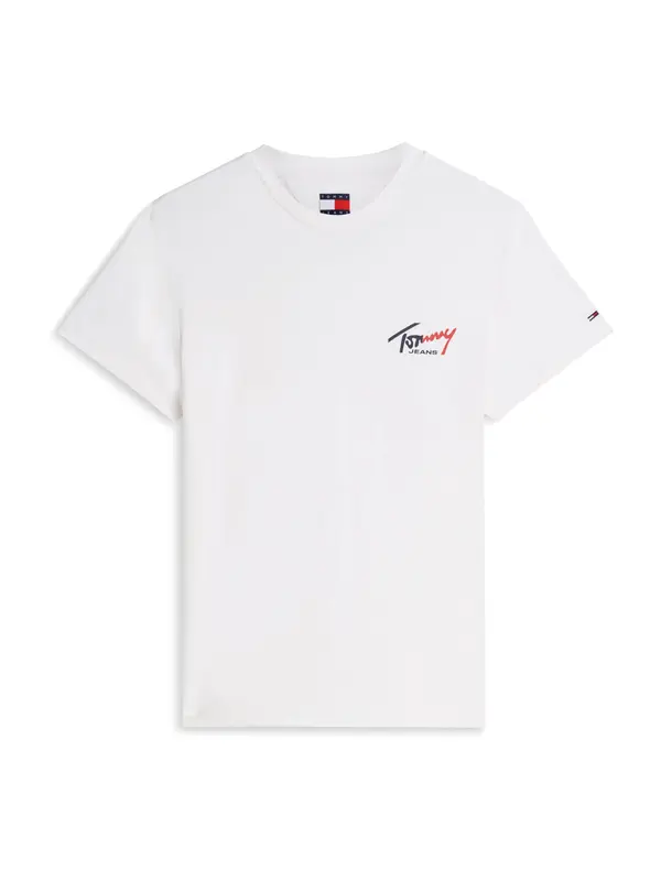 Tommy Jeans Tommy Jeans Majica  mornarsko plava / svijetlo crvena / bijela