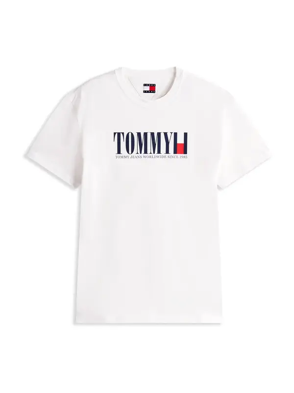 Tommy Jeans Tommy Jeans Majica  mornarsko plava / svijetlocrvena / bijela