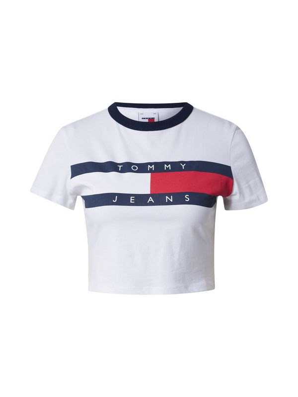 Tommy Jeans Tommy Jeans Majica  mornarsko plava / svijetlocrvena / bijela