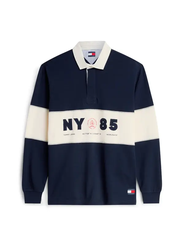 Tommy Jeans Tommy Jeans Majica  mornarsko plava / svijetlocrvena / prljavo bijela