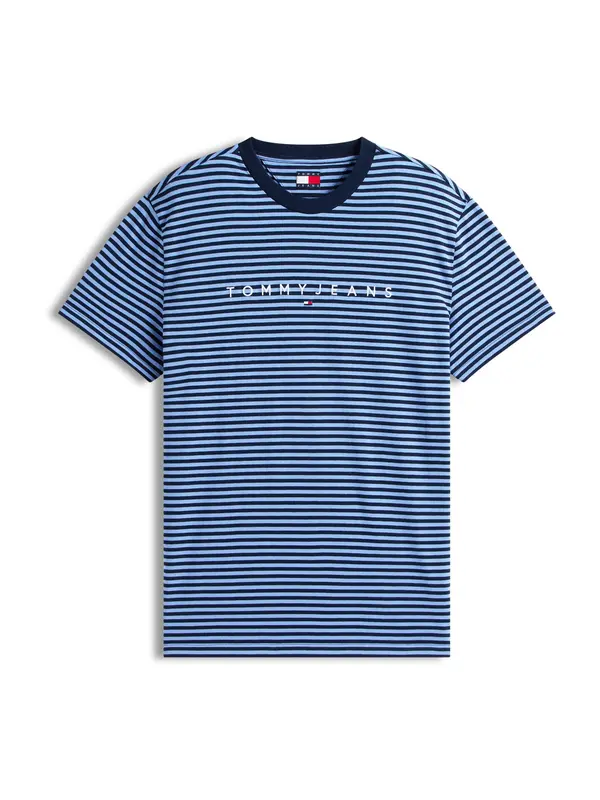 Tommy Jeans Tommy Jeans Majica  mornarsko plava / svijetloplava / bijela