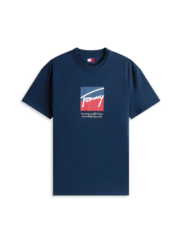 Tommy Jeans Tommy Jeans Majica  mornarsko plava / tamno plava / crvena / bijela