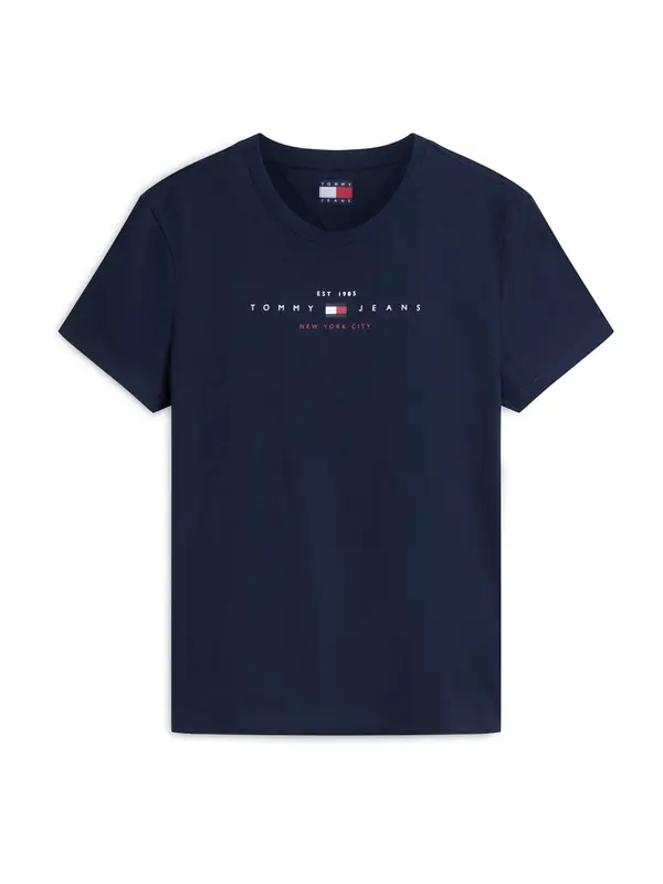 Tommy Jeans Tommy Jeans Majica  mornarsko plava / trešnja crvena / bijela