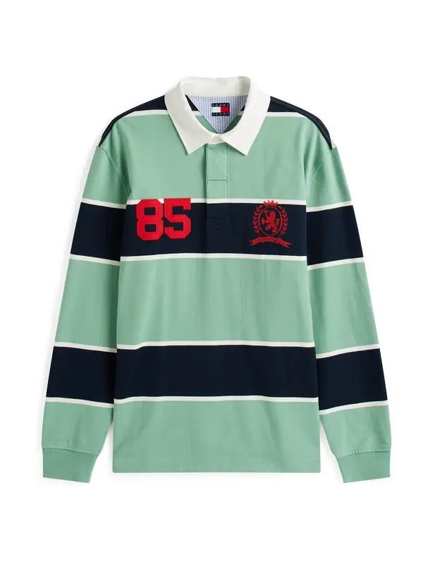 Tommy Jeans Tommy Jeans Majica  mornarsko plava / žad / crvena / bijela