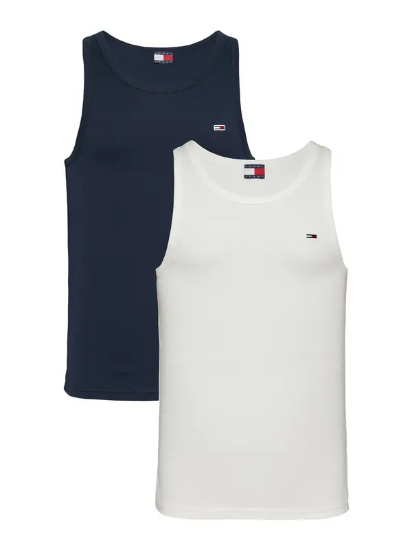 Tommy Jeans Tommy Jeans Majica  morsko plava / bijela