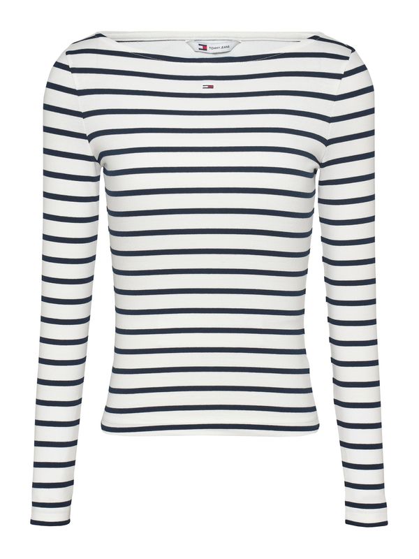 Tommy Jeans Tommy Jeans Majica  morsko plava / bijela