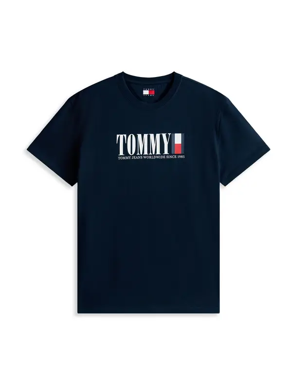 Tommy Jeans Tommy Jeans Majica  morsko plava / crvena / bijela