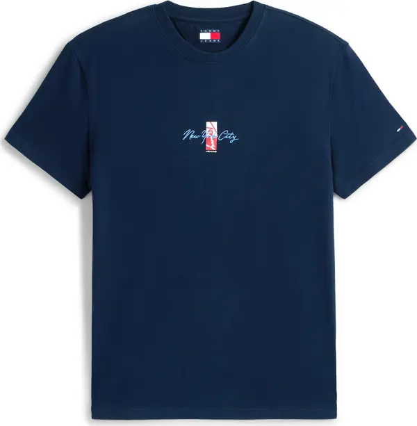 Tommy Jeans Tommy Jeans Majica  morsko plava / crvena / bijela