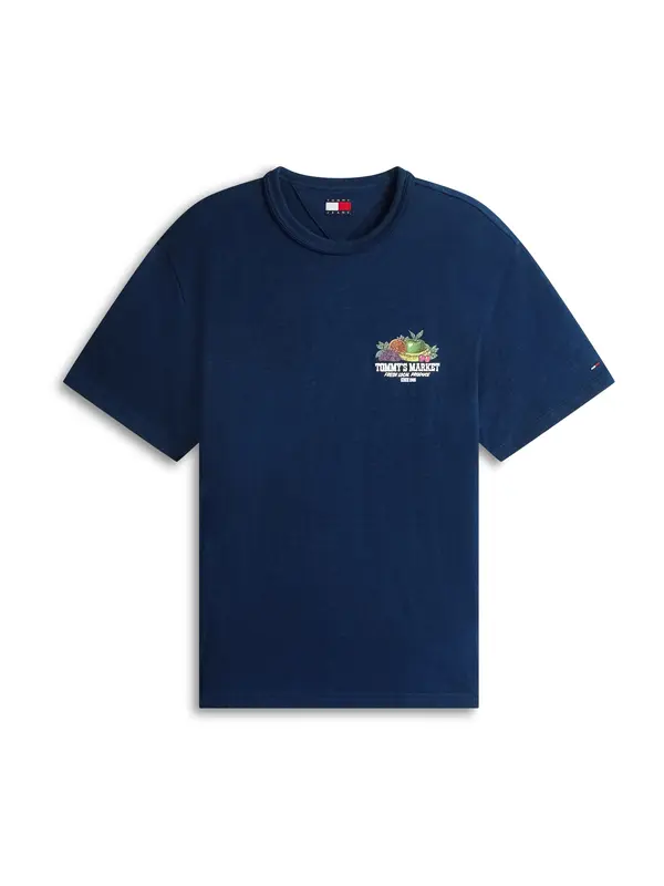 Tommy Jeans Tommy Jeans Majica  morsko plava / jabuka / narančasta / bijela