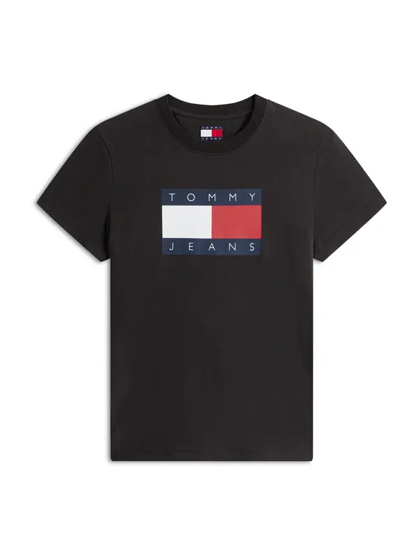 Tommy Jeans Tommy Jeans Majica  morsko plava / krvavo crvena / crna / bijela