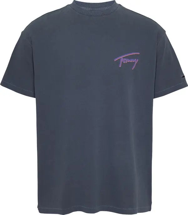 Tommy Jeans Tommy Jeans Majica  morsko plava / ljubičasta / lubenica roza
