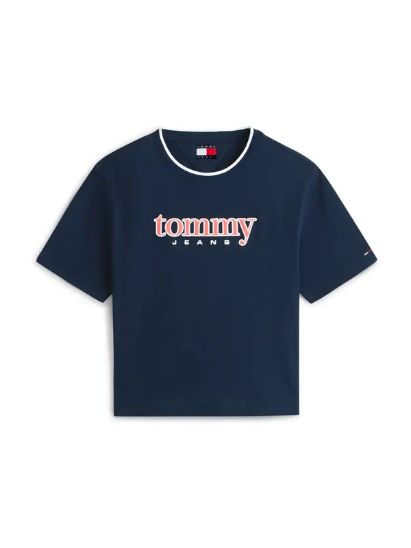 Tommy Jeans Tommy Jeans Majica  morsko plava / svijetlo crvena / bijela