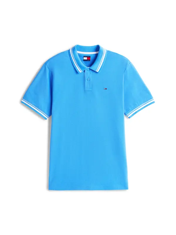 Tommy Jeans Tommy Jeans Majica  neonsko plava / bijela