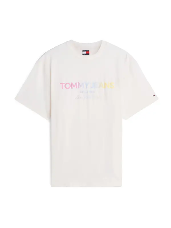 Tommy Jeans Tommy Jeans Majica 'NEW CLASSICS'  svijetložuta / pastelno ljubičasta / svijetloroza / bijela