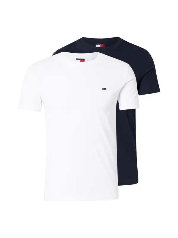 Tommy Jeans Tommy Jeans Majica  noćno plava / bijela