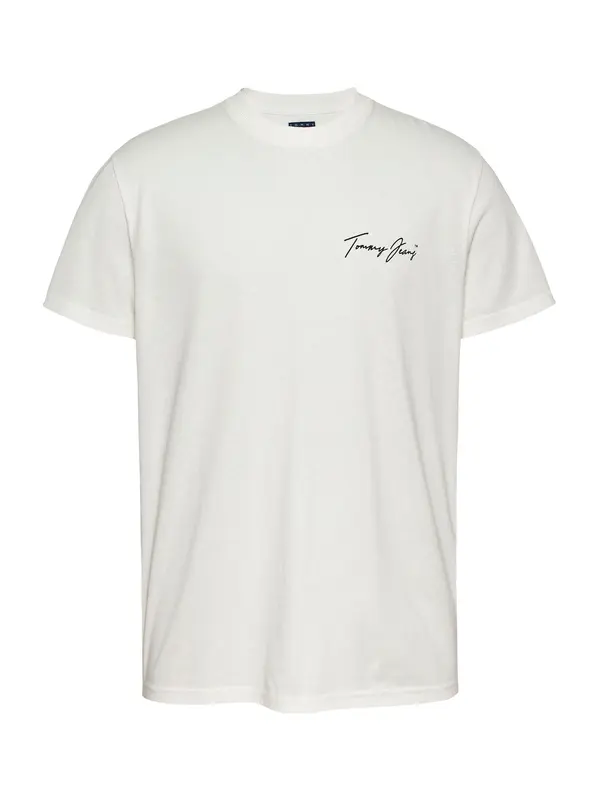 Tommy Jeans Tommy Jeans Majica 'NOVELTY'  boja pijeska / safirno plava / svijetlocrvena / crna