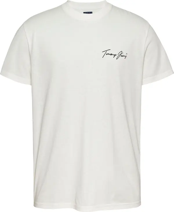 Tommy Jeans Tommy Jeans Majica 'NOVELTY'  boja pijeska / safirno plava / svijetlocrvena / crna