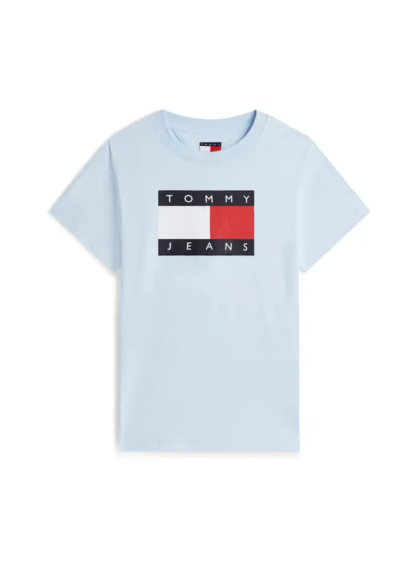 Tommy Jeans Tommy Jeans Majica  pastelno plava / crvena / crna / bijela
