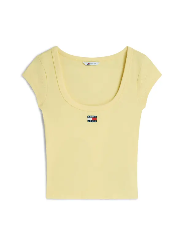 Tommy Jeans Tommy Jeans Majica  pastelno žuta