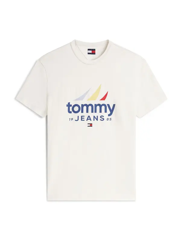 Tommy Jeans Tommy Jeans Majica 'SAILING'  boja pijeska / tamno plava / žuta / crvena