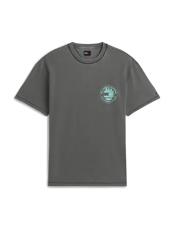 Tommy Jeans Tommy Jeans Majica  siva / menta