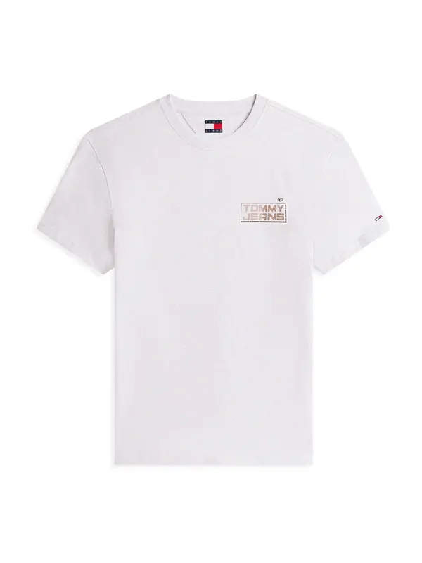 Tommy Jeans Tommy Jeans Majica  smeđa / crna / bijela