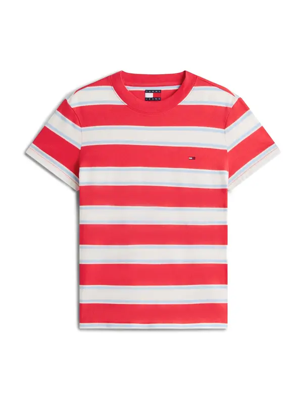 Tommy Jeans Tommy Jeans Majica  svijetloplava / crvena / bijela