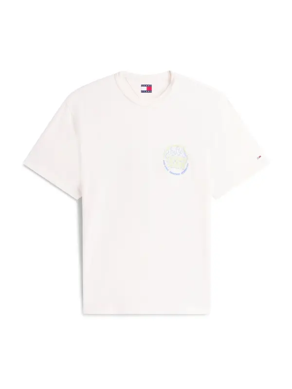 Tommy Jeans Tommy Jeans Majica  svijetloplava / limeta / bijela