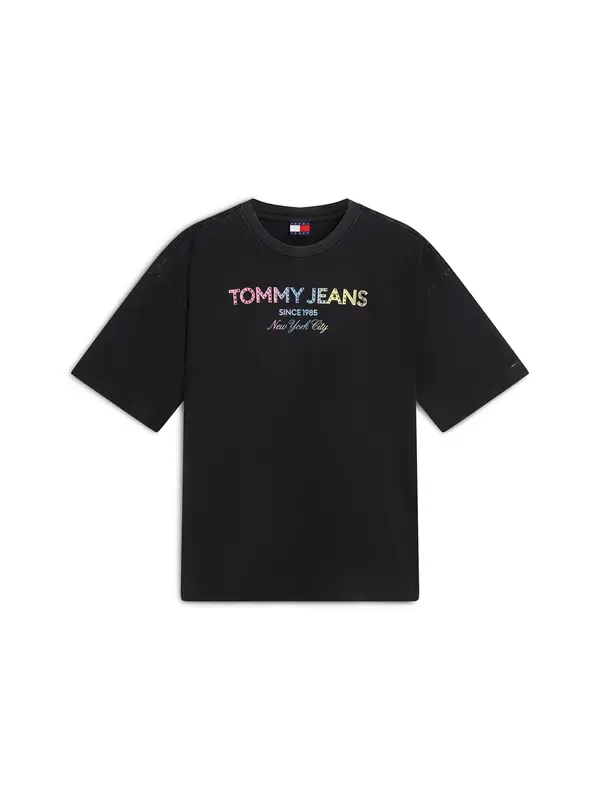 Tommy Jeans Tommy Jeans Majica  svijetloplava / pastelno žuta / roza / crna