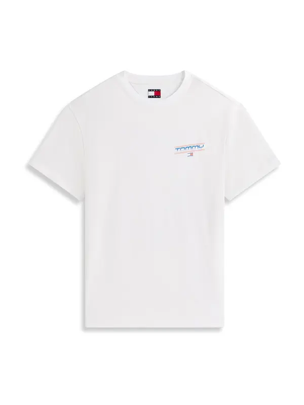 Tommy Jeans Tommy Jeans Majica  svijetloplava / siva / svijetlocrvena / bijela