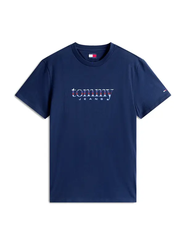 Tommy Jeans Tommy Jeans Majica  svijetloplava / tamno plava / tamno crvena / prljavo bijela