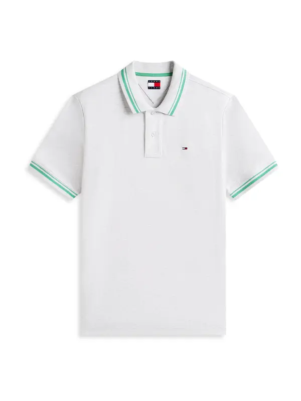 Tommy Jeans Tommy Jeans Majica  svijetlosiva / zelena