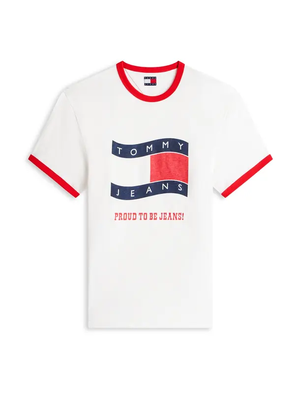 Tommy Jeans Tommy Jeans Majica  tamno plava / crvena / bijela