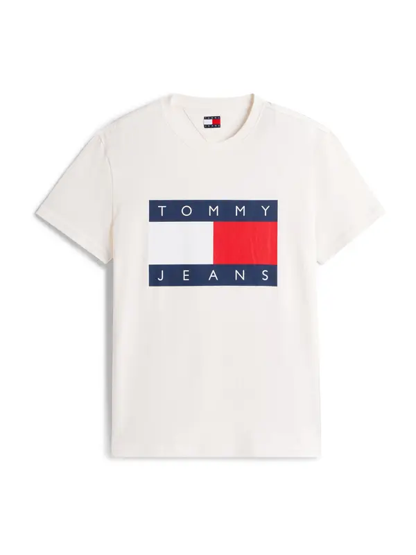Tommy Jeans Tommy Jeans Majica  tamno plava / crvena / bijela / prljavo bijela