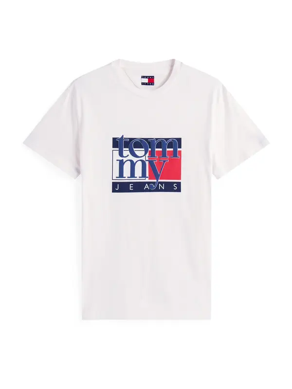 Tommy Jeans Tommy Jeans Majica  tamno plava / crvena / bijela