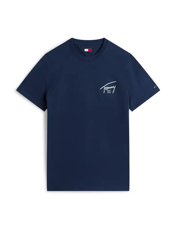 Tommy Jeans Tommy Jeans Majica  tamno plava / tamno crvena / prljavo bijela