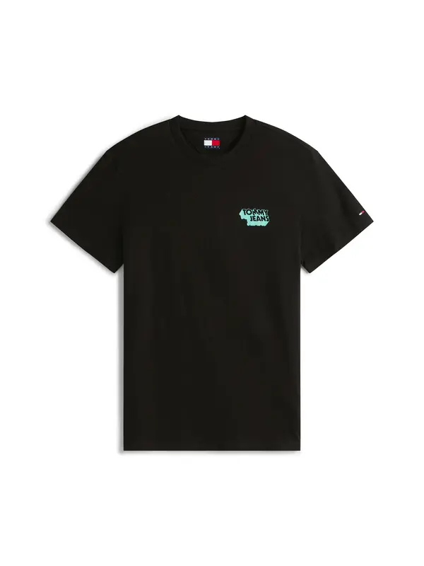 Tommy Jeans Tommy Jeans Majica  tirkiz / crna