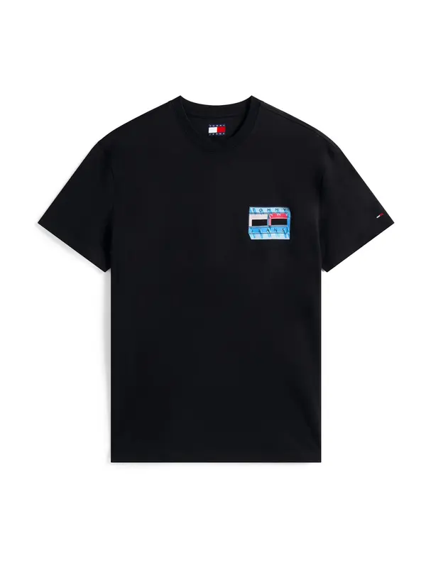 Tommy Jeans Tommy Jeans Majica  tirkiz / svijetložuta / crna / bijela