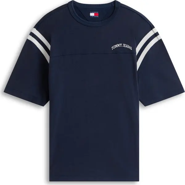 Tommy Jeans Tommy Jeans Majica 'VARSITY'  morsko plava / bijela