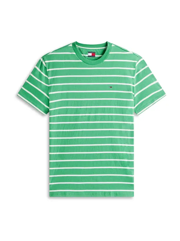 Tommy Jeans Tommy Jeans Majica  zelena / bijela