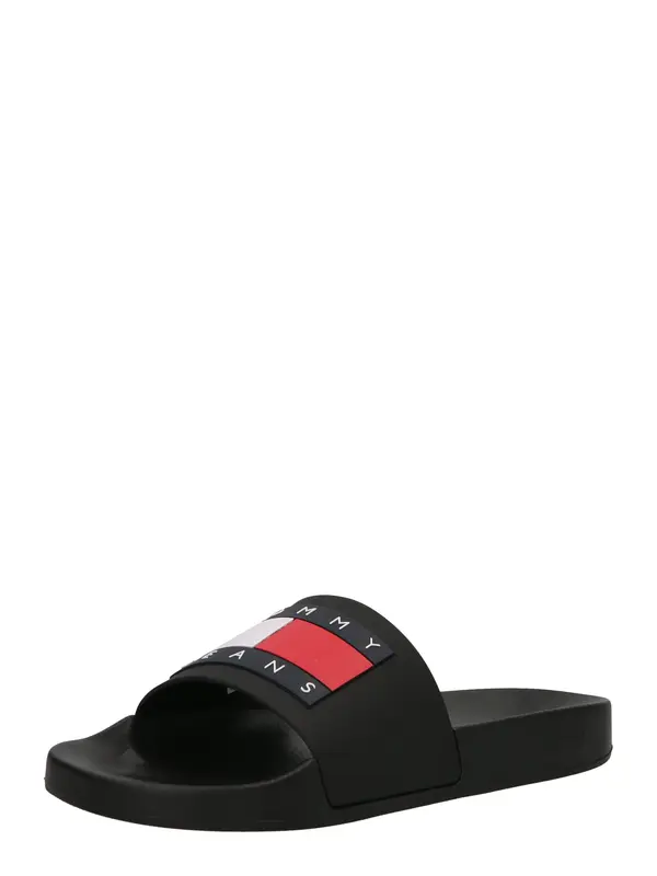 Tommy Jeans Tommy Jeans Natikače s potpeticom 'Essential'  mornarsko plava / crvena / crna / bijela