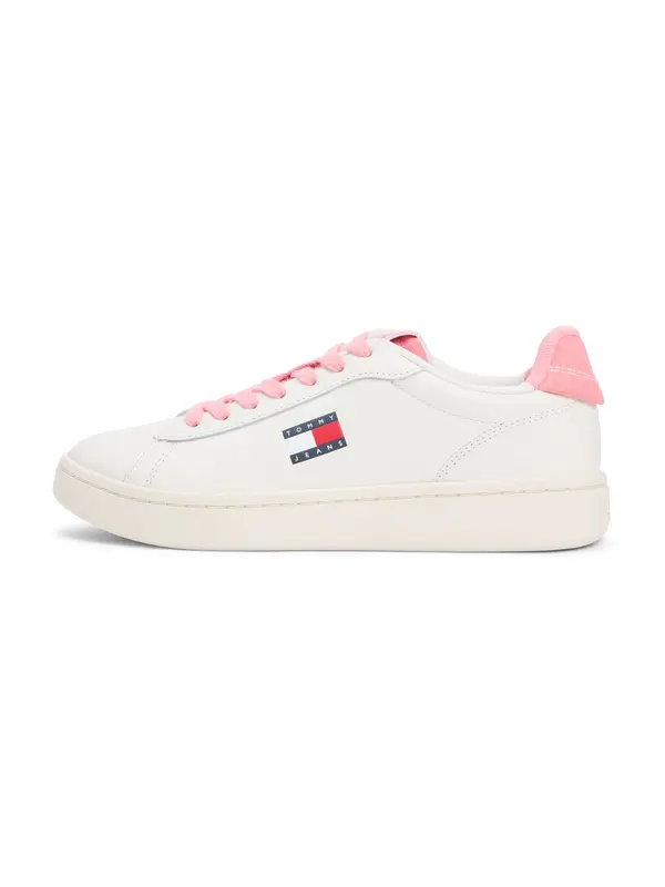 Tommy Jeans Tommy Jeans Niske tenisice 'ARCHIVE' 98'  roza / bijela