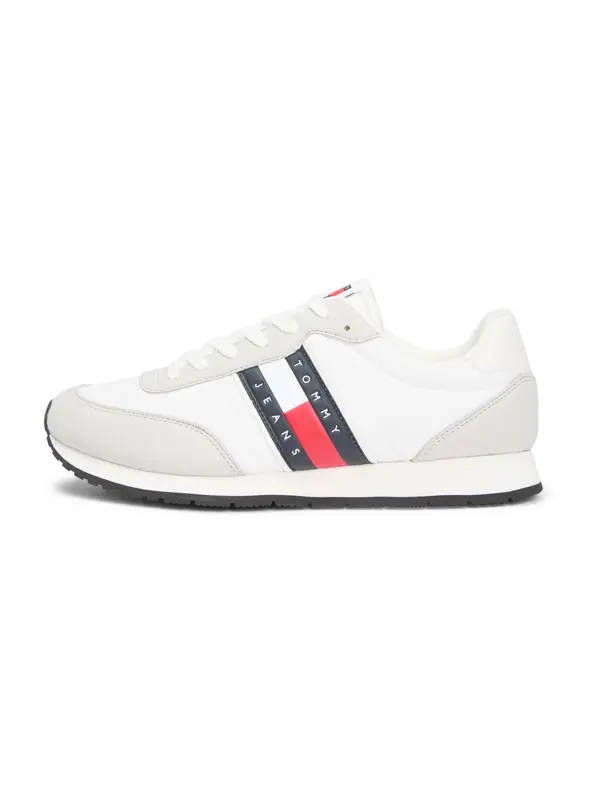 Tommy Jeans Tommy Jeans Niske tenisice 'CLASSIC'  svijetlosiva / crvena / crna / bijela