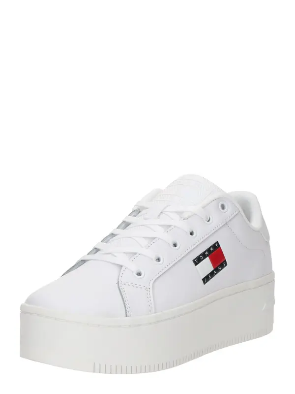Tommy Jeans Tommy Jeans Niske tenisice  crvena / crna / bijela