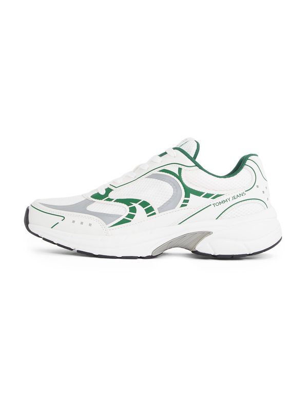 Tommy Jeans Tommy Jeans Niske tenisice  ecru/prljavo bijela / siva / zelena